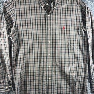 Ralph Lauren Classic Fit Plaid Dress Shirt Men’s  15.5 Medium